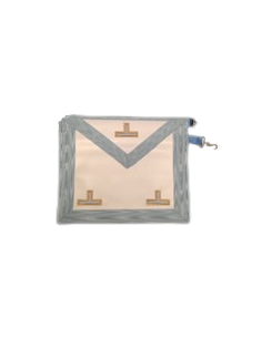 Tablier de Vénérable Maître RER (Rite Ecossais Rectifié) Cuir