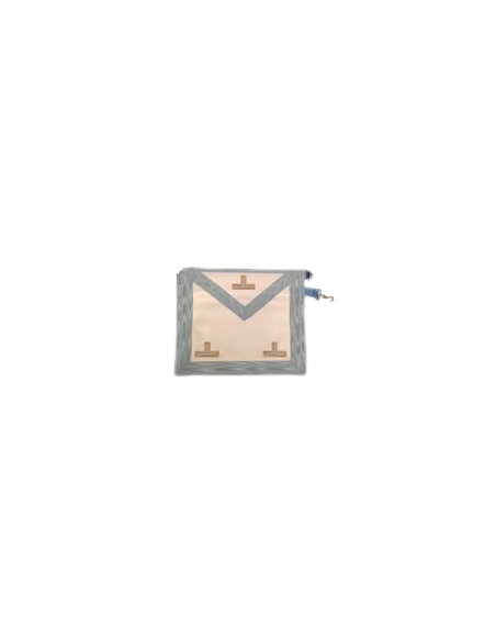 Tablier de Vénérable Maître RER (Rite Ecossais Rectifié) Cuir