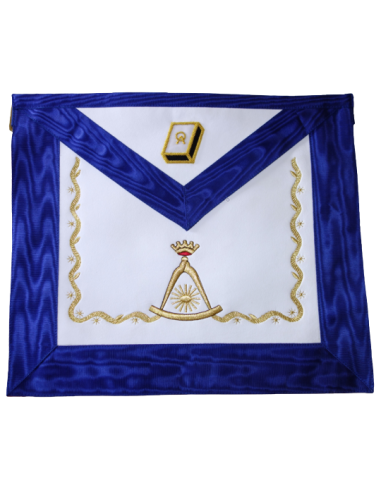 Tablier 14eme Degré Grand Elu de la Voute Sacrée SCPLF et RAPPM