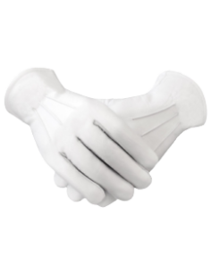 Gants Blancs Cuir
