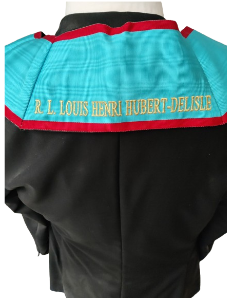 Sautoir V.M. Brodé Main Brodé au nom de la Loge (Rite Ecossais Ancien et Accepté)