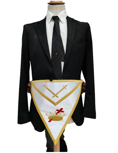 Tablier de Chevalier du Temple Réversible Satin