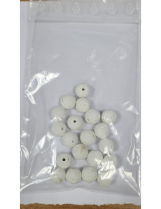 Billes de vote 20 noires et 20 blanches (pierre de lave naturelle) 2