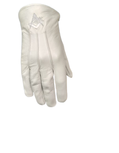 Gants Blancs Broderie Alliance (Coton ou Cuir) 2