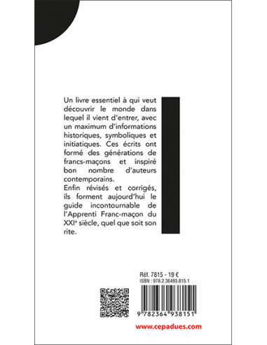 L'Apprenti  Oswald Wirth (vendu par Eosphoros)