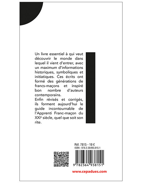 L'Apprenti  Oswald Wirth (vendu par Eosphoros)