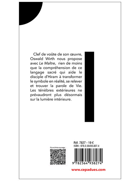 MAITRE  Oswald Wirth (vendu par Eosphoros)