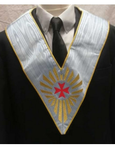 Sautoir Vénérable Maître RER (Rite Ecossais Rectifié)
