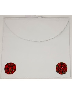 Tablier Compagnon RSE (Rite Standard d'Ecosse) Cuir