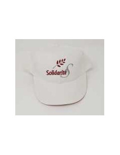 Casquette Blanche Solidarités