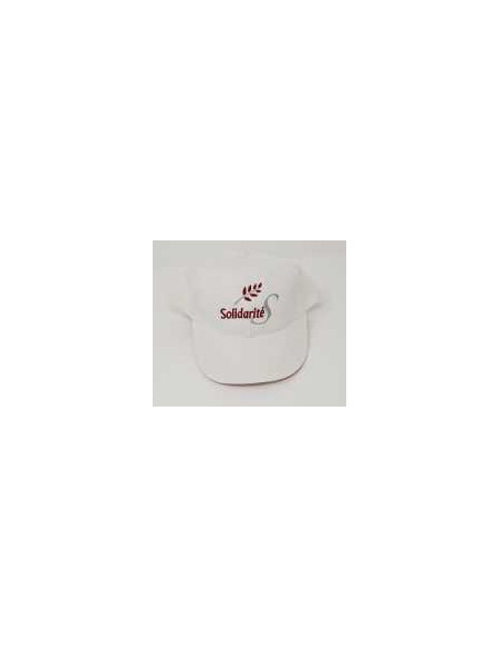 Casquette Blanche Solidarités