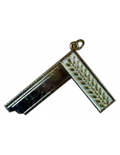 Bijou de Vénérable Maître (député Maître) Equerre Doré (1) Branche Assymétrique