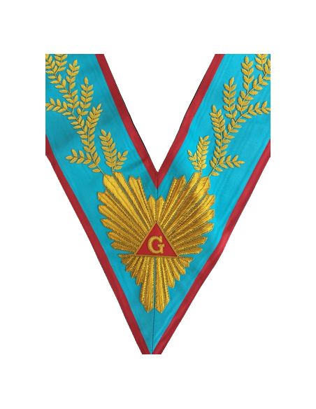 Sautoir de Vénérable Maître REAA (Rite Ecossais Ancien et Accepté)