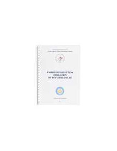 Cahier d'instruction au 2 éme Degré RE (Rite Emulation)
