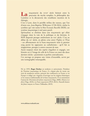 Histoire illustrée du Rite Écossais Rectifié ( Roger DACHEZ ), vendu par Eosphoros