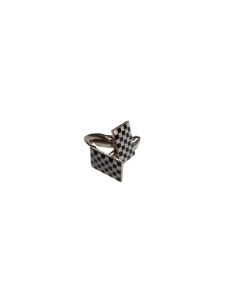 Boutons de Manchette Rectangle (pavé mosaïque)
