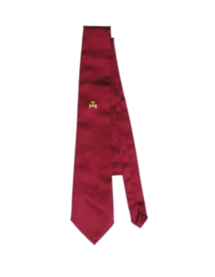 Cravate Soie Rouge Arche Royale 3 Taus