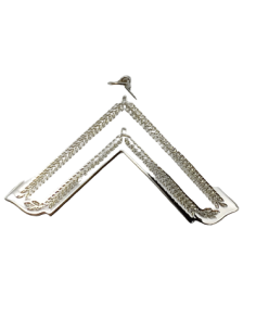 Bijou de Vénérable Maître Equerre Argent Branche Symétrique