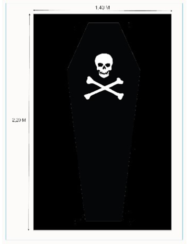 Drap Mortuaire RSE (Rite Standard d'Ecosse)