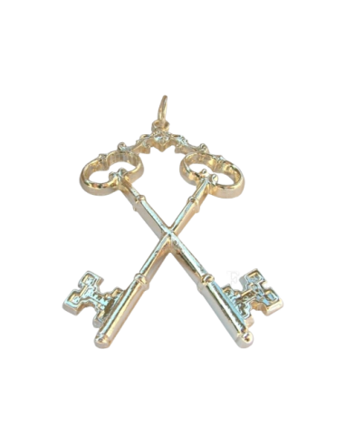 Bijou d'Officier Trésorier Argent RY (Rite York)